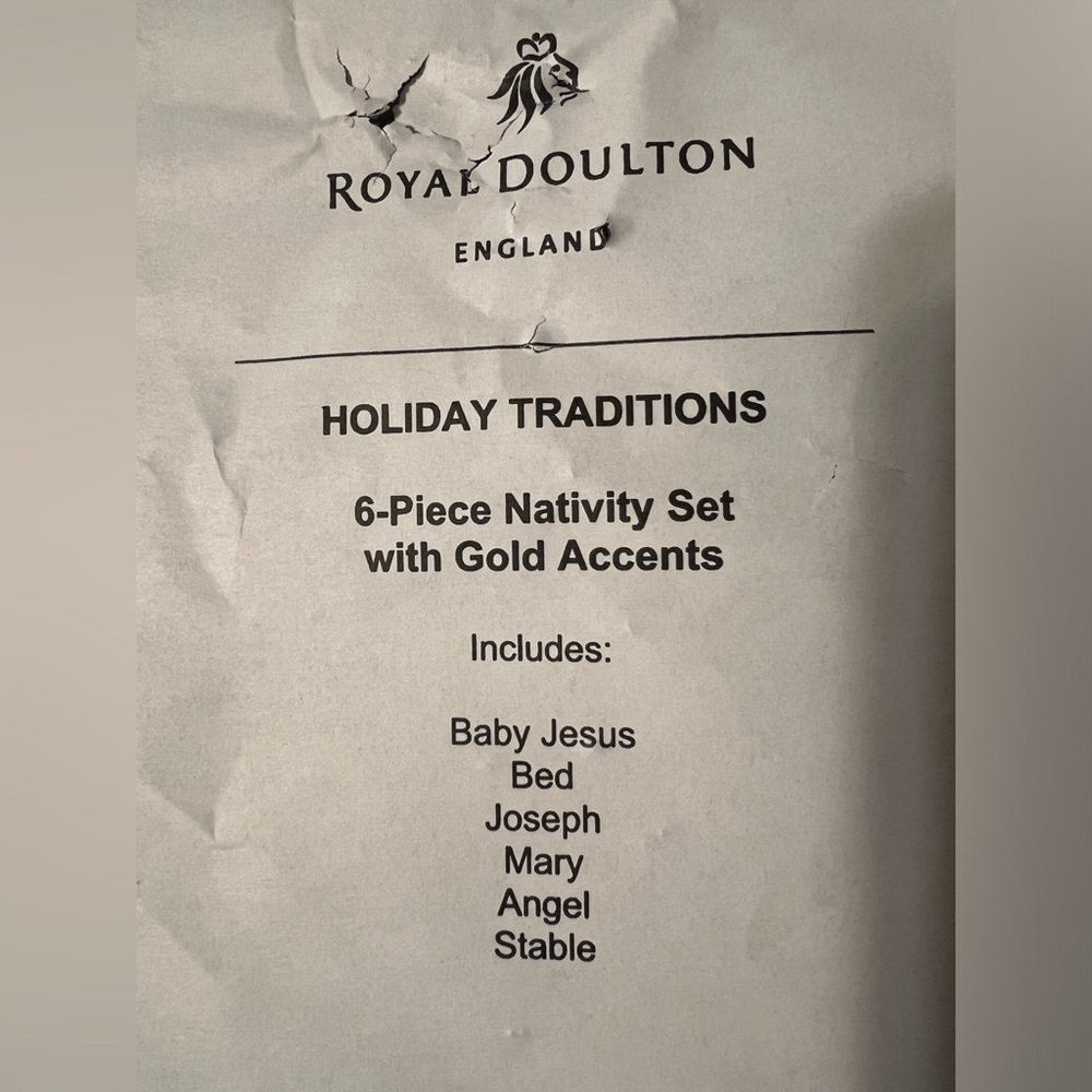 Royal Doulton Nativity Set - Picture 6 of 6